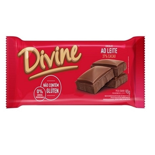 Chocolate Divine Ao Leite 90g
