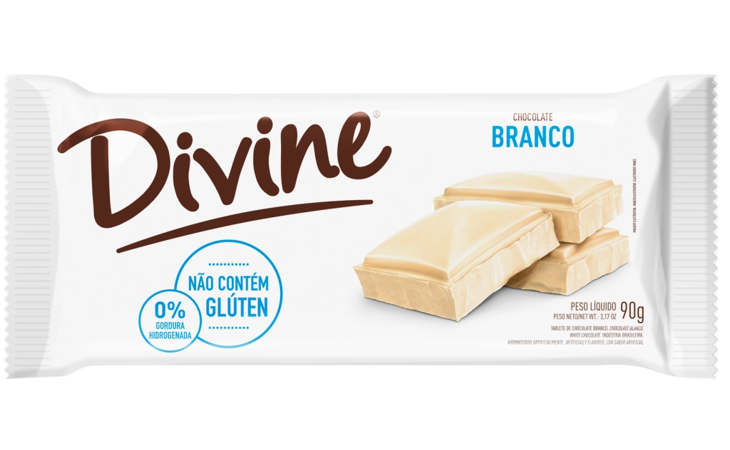 Chocolate Barra Divine Chocolate Branco