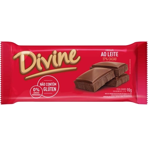 Chocolate Divine 70gr Ao Leite