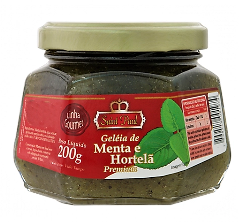 Geleia De Menta Hortela Gourmet Saint Paul Vidro 06x200 G