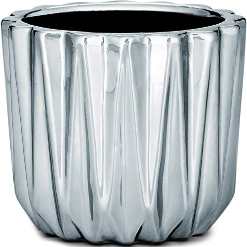 Jdm Cachepot Ceramica 08637 Prata