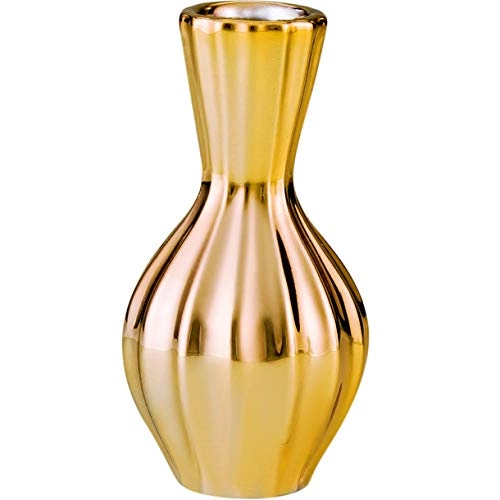 Vaso Ceramica 09037 Dourado