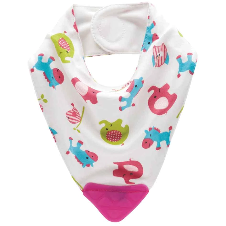 Bandana Baby C/ Mordedor Rosa Buba