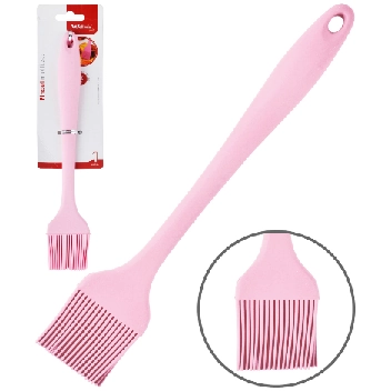 Pincel Silicone Multiuso Inteirico Rosa Wellmix