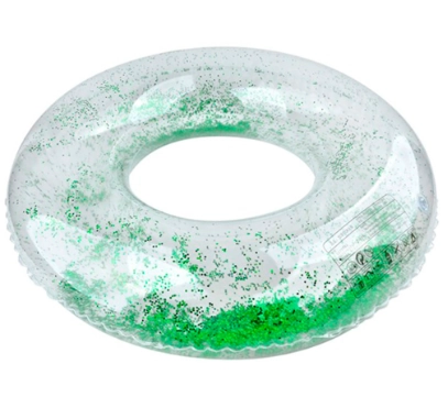 Boia Circular Inflável Com Glitter Funs 55cm Wellmix