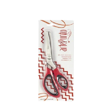 Tesoura De Picotar 24cm Vermelha Ref.te011 Aduanit