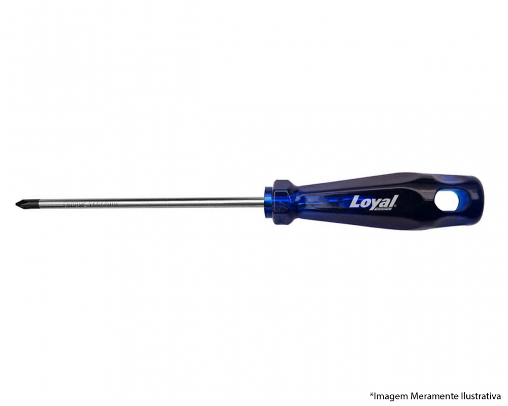 Chave Phillips Loyal P.magn Acetato Azul Cv E 3-8"x 6"
