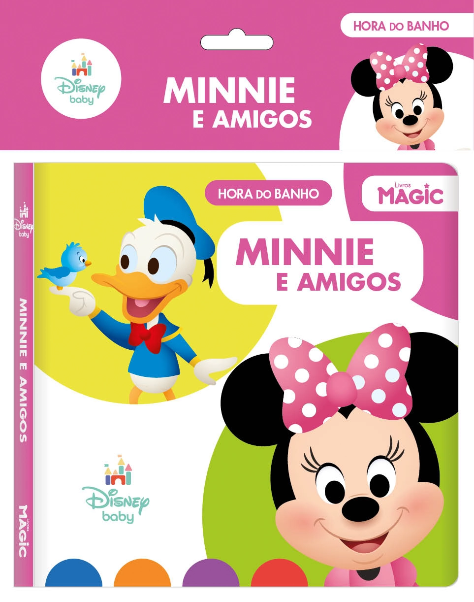 Livro De Colorir Disney Baby Hora Do Banho Minnie E Amigos