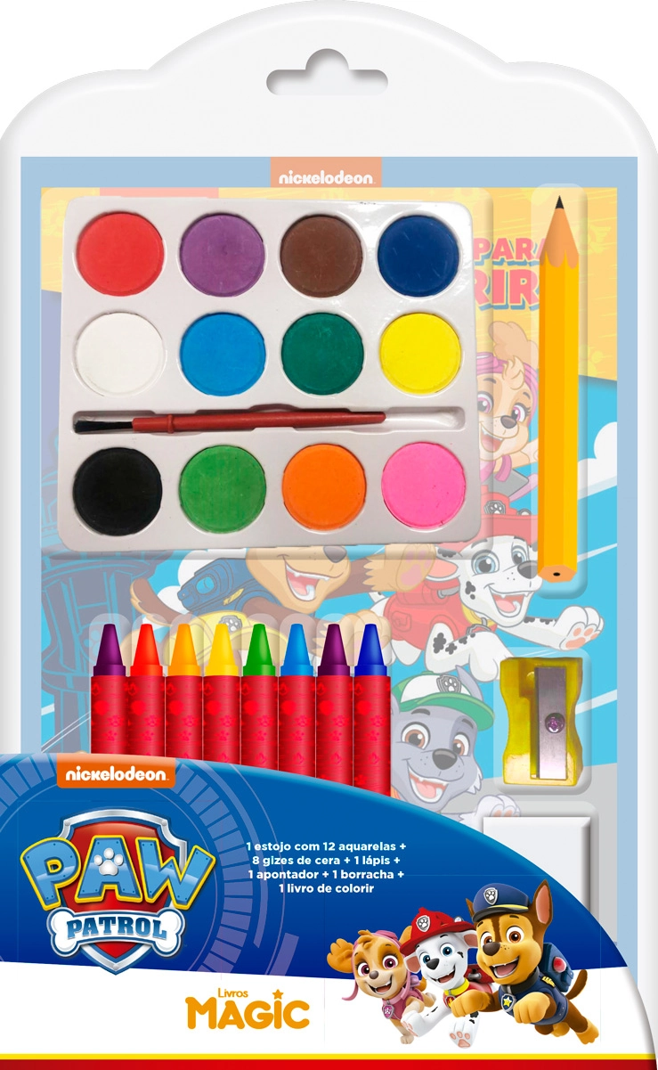 Patrulha Canina Minikit Com Aquarela