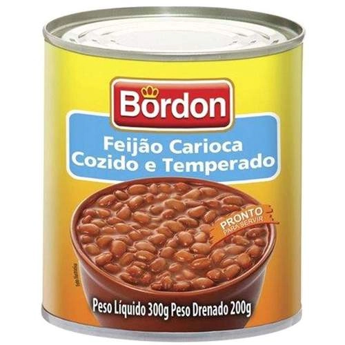 Feijao Carioca Bordon 300gr Temp.lt
