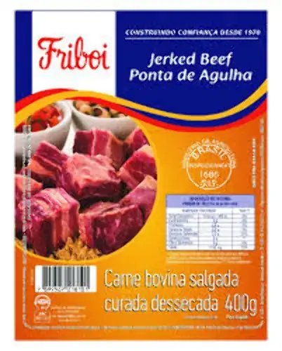Jerked Beef Charque Ponta De Agulha Friboi 400g