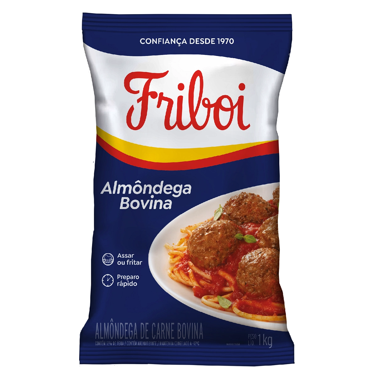 Almondegas Bovino 1kg Friboi