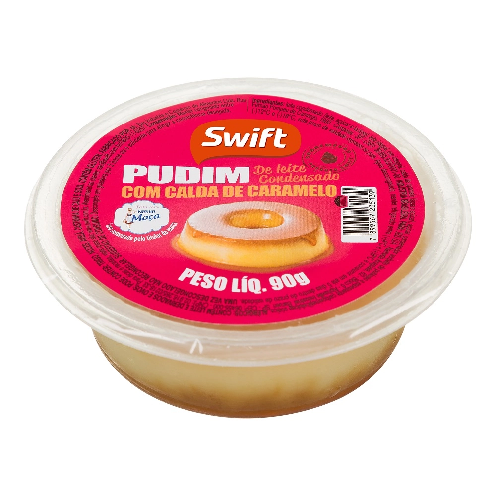 Pudim Swift De Leite 90g