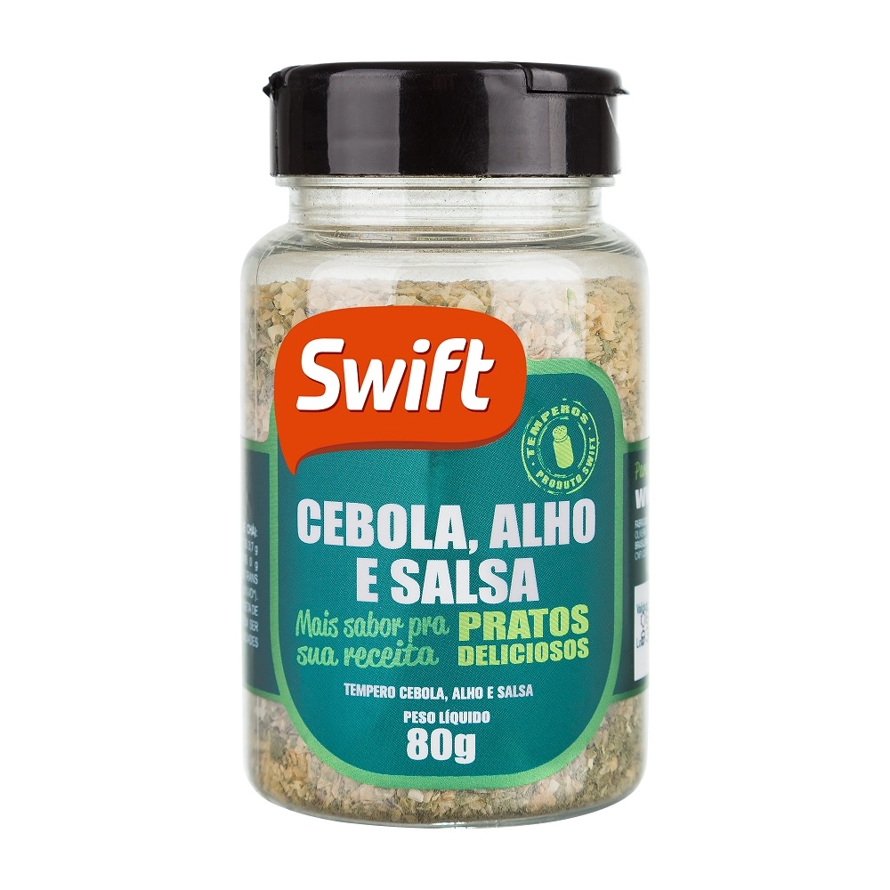Tempero Cebola Alho E Salsa Swift 80g