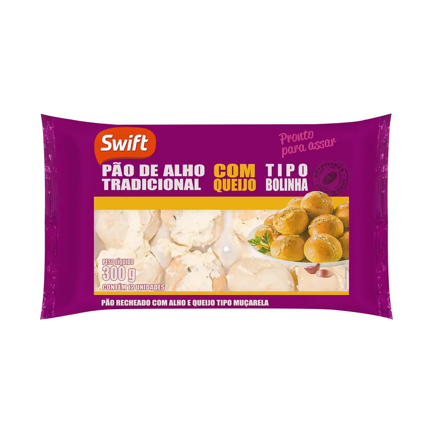 Pao De Alho Swift Bolinha 300gr