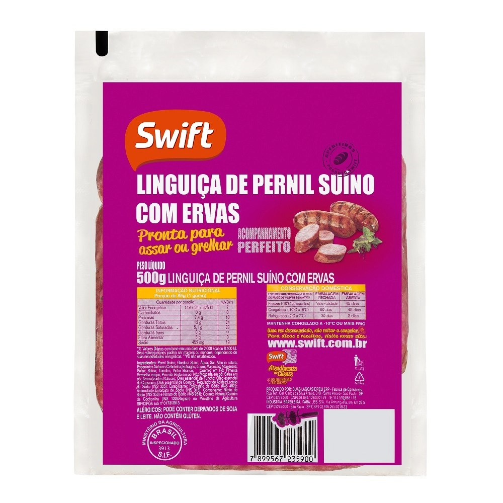 Ling Swift Pernil Ervas 500g