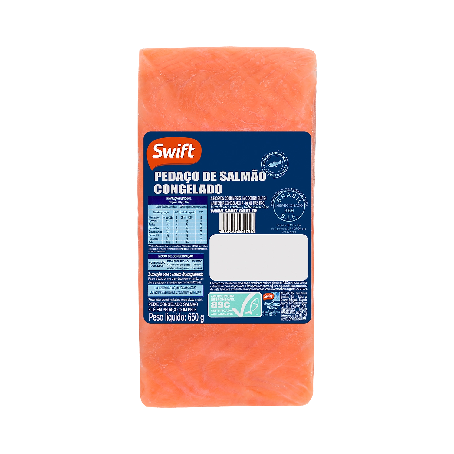 Lombo De Salmao Premium Swift 650