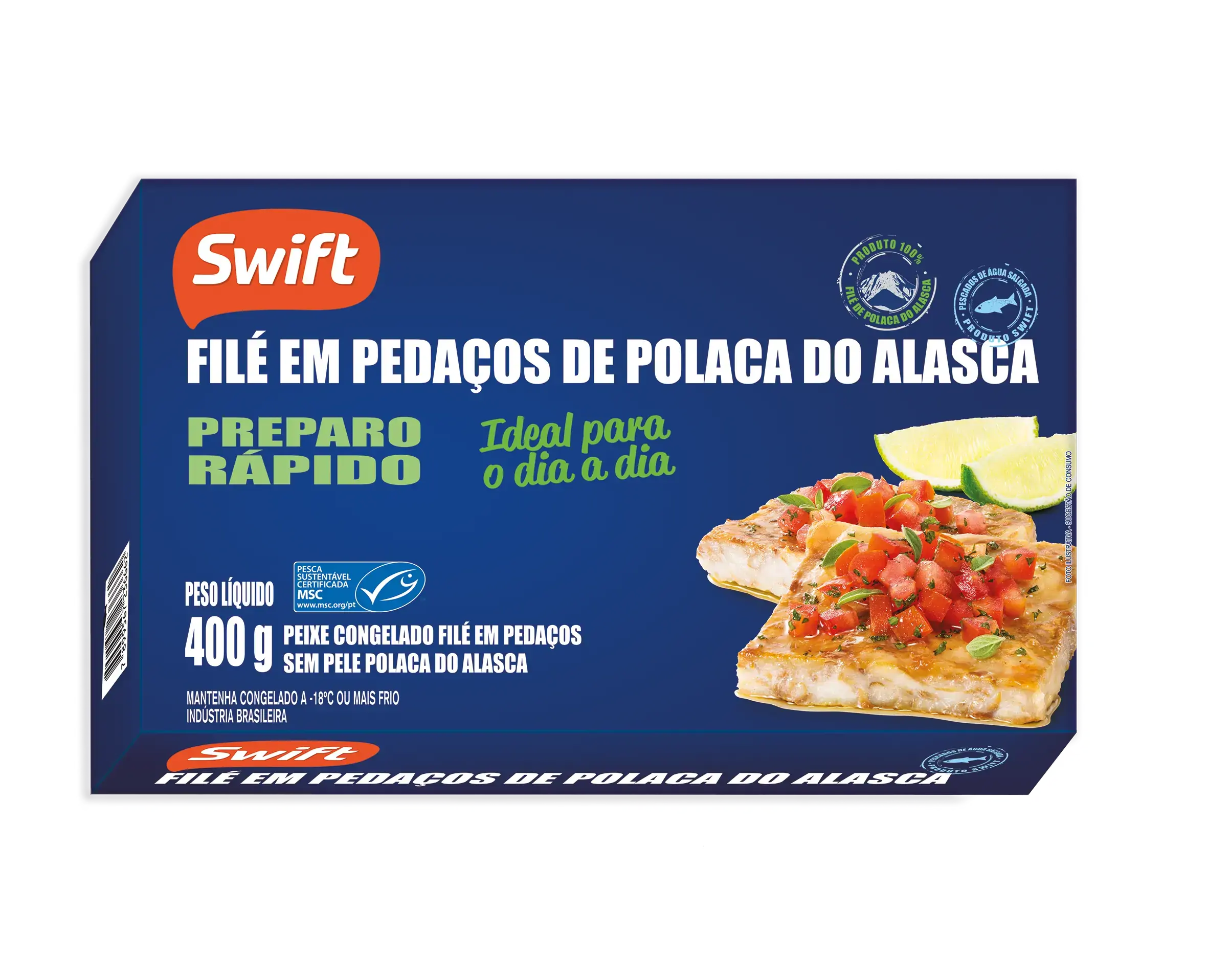 File De Polaca Do Alaska Swift 400g