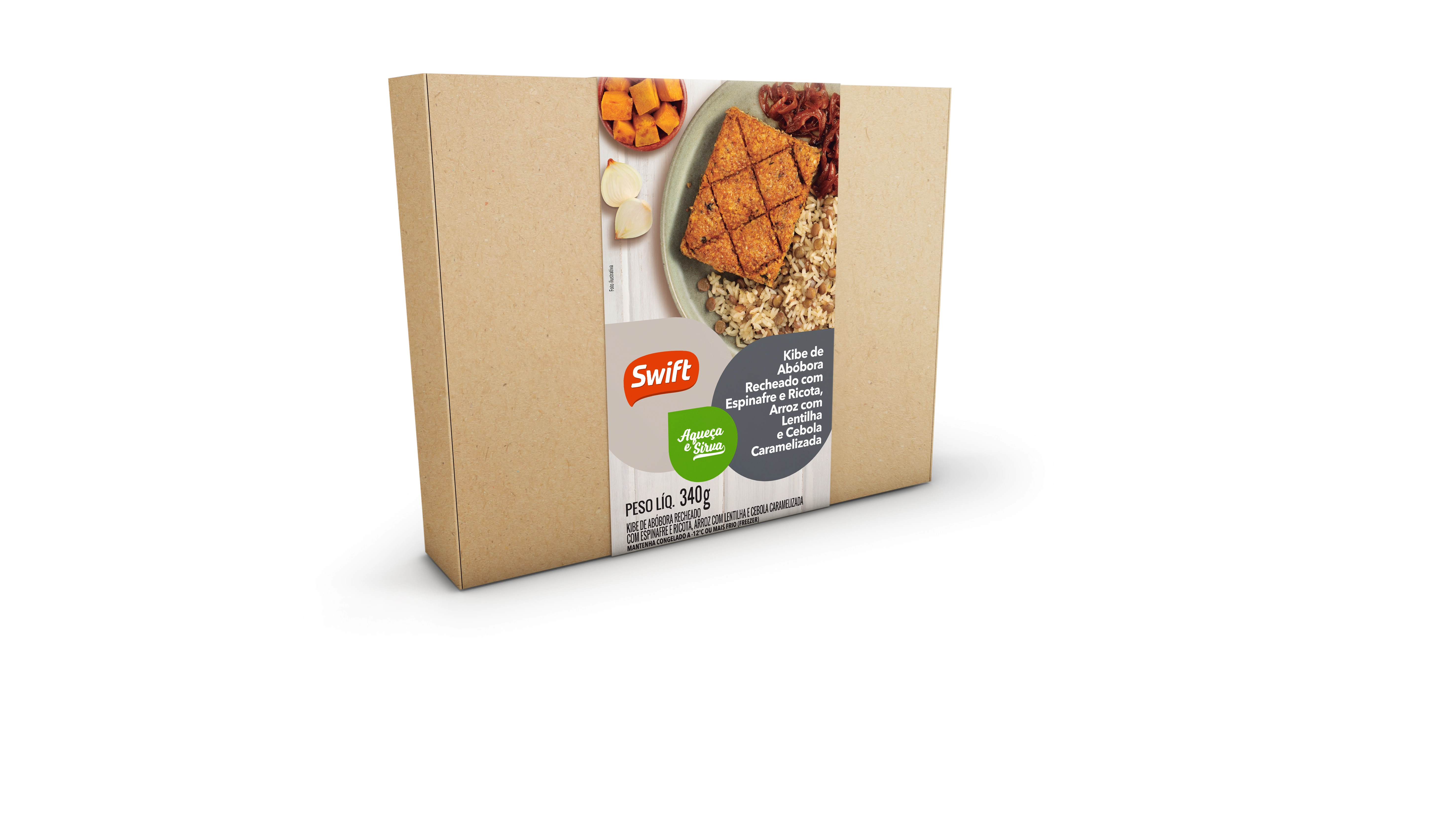 Kibe De Abob Swift Rech Ar/lentil/ceb Caram 340g
