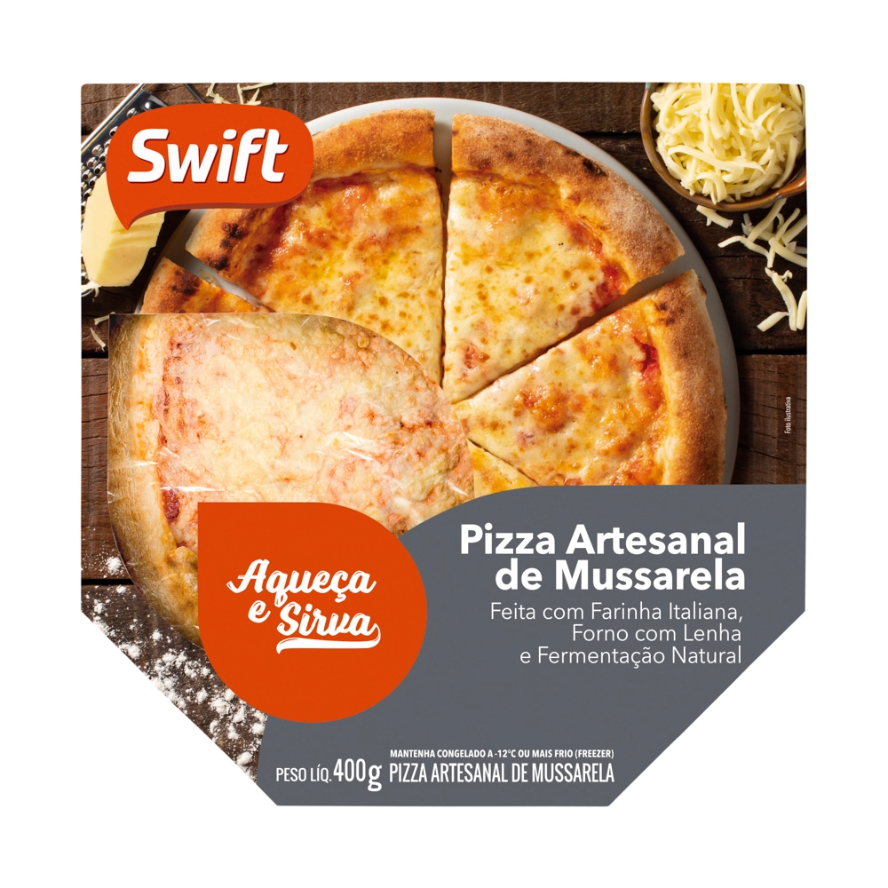 Pizza Artesanal Swift Mussarela 420g