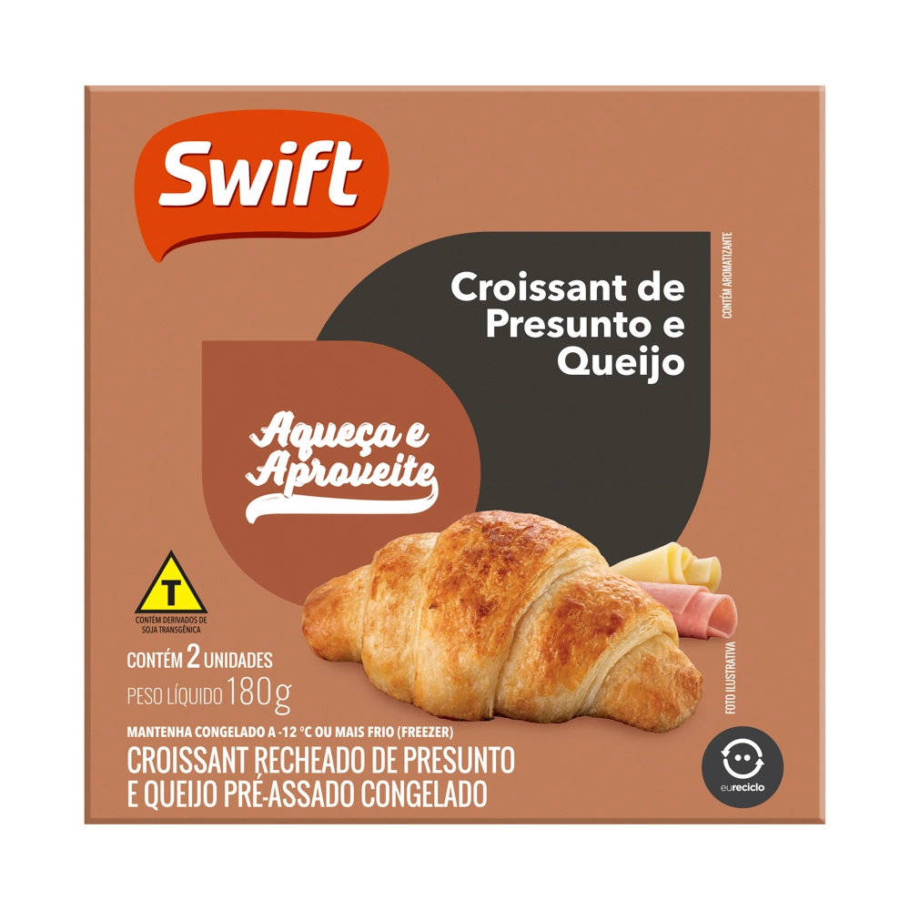 Croissant Swift Presunto E Queijo 180g