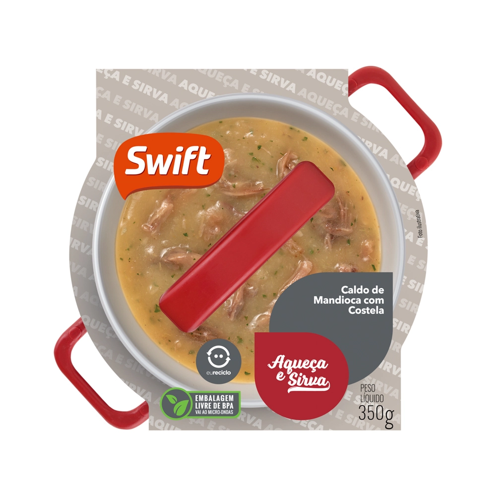 Caldo Mandioca Swift C/costela 350g