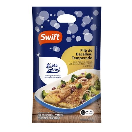 Peixe Swift 750g Bacalhau C/brocolis
