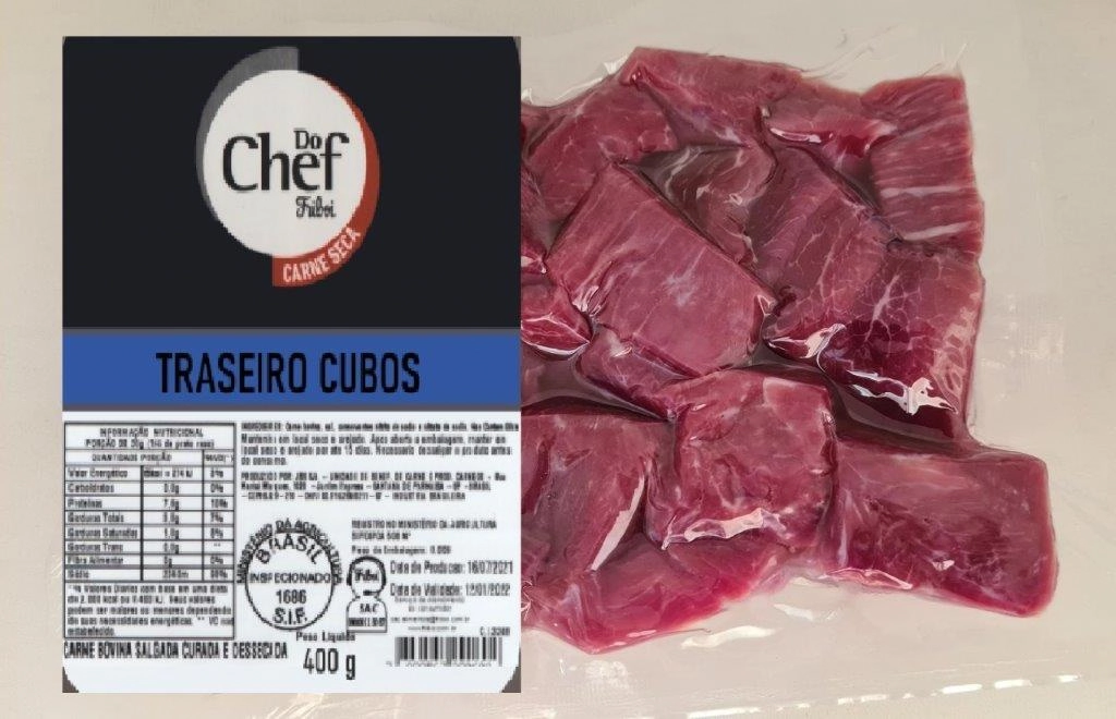 Carne Seca Friboi Dochef Em Cubos 400gr