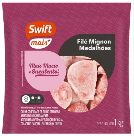 Medalhao Swift Mais File Mignon Suino 1kg