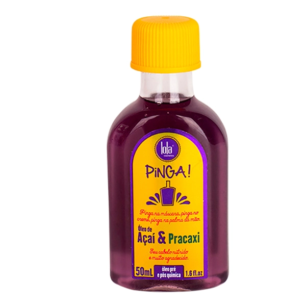 óleo Açaí E Pracaxi Pré E Pós Química Lola From Rio Pinga Frasco 50ml