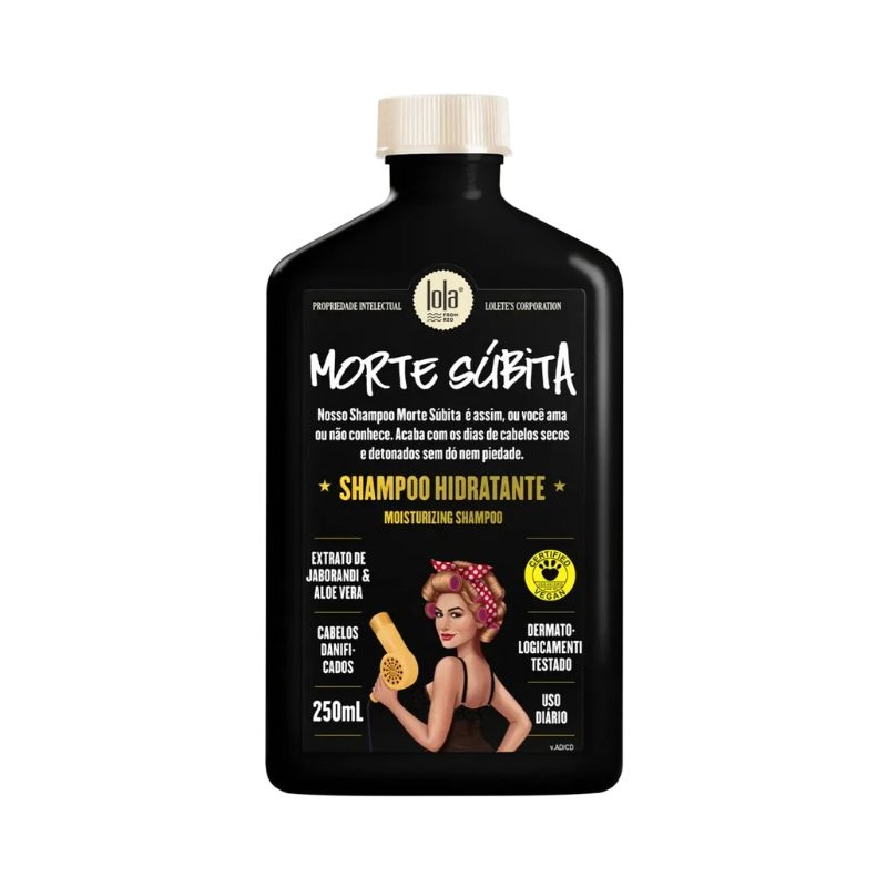 Shampoo Hidratante Lola Cosmetics Morte Súbita Frasco 250ml