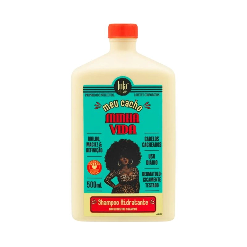 Shampoo Hidratante Lola Cosmetics Meu Cacho Minha Vida Frasco 500ml
