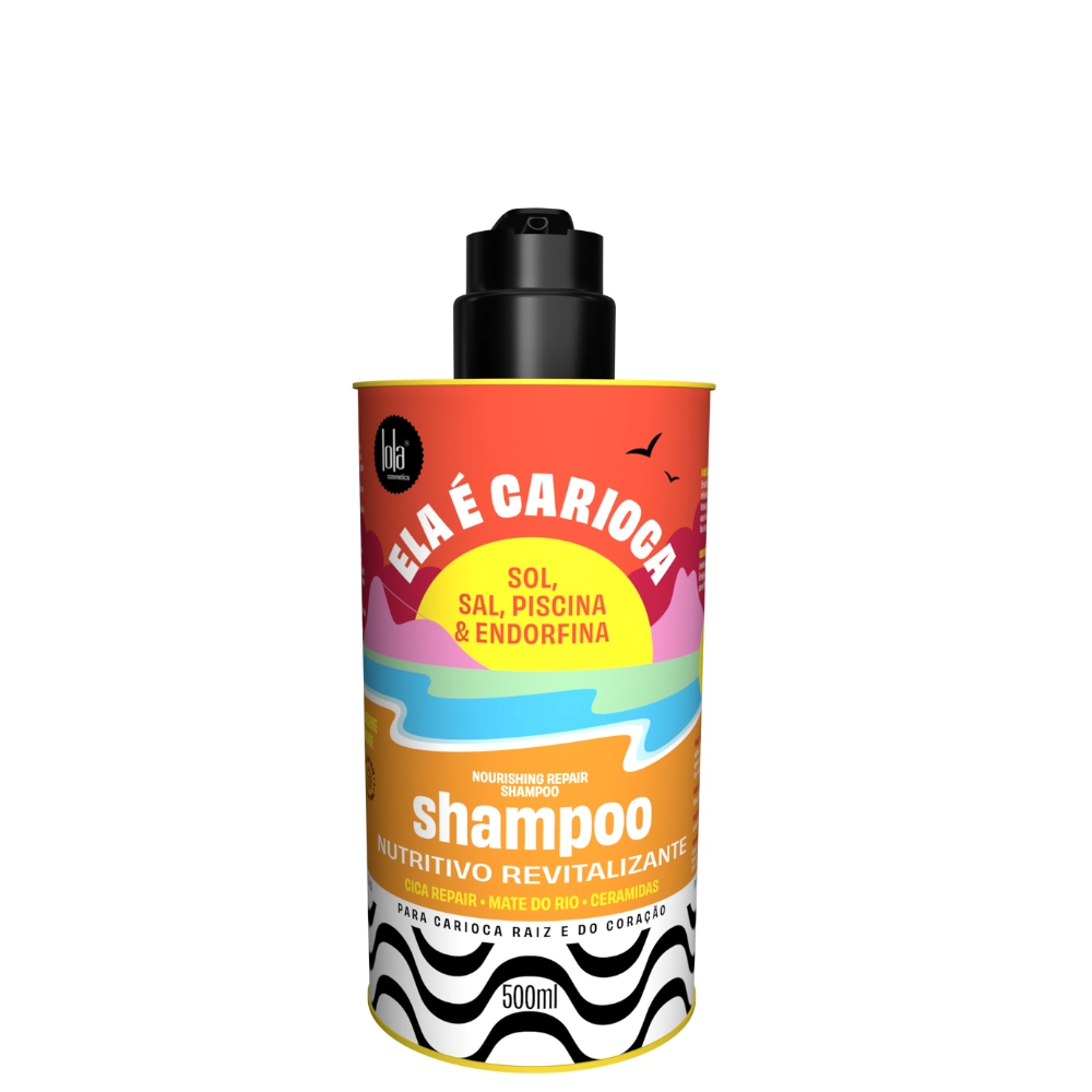 Shampoo Nutritivo Lola Cosmetics Ela é Carioca Frasco 500ml