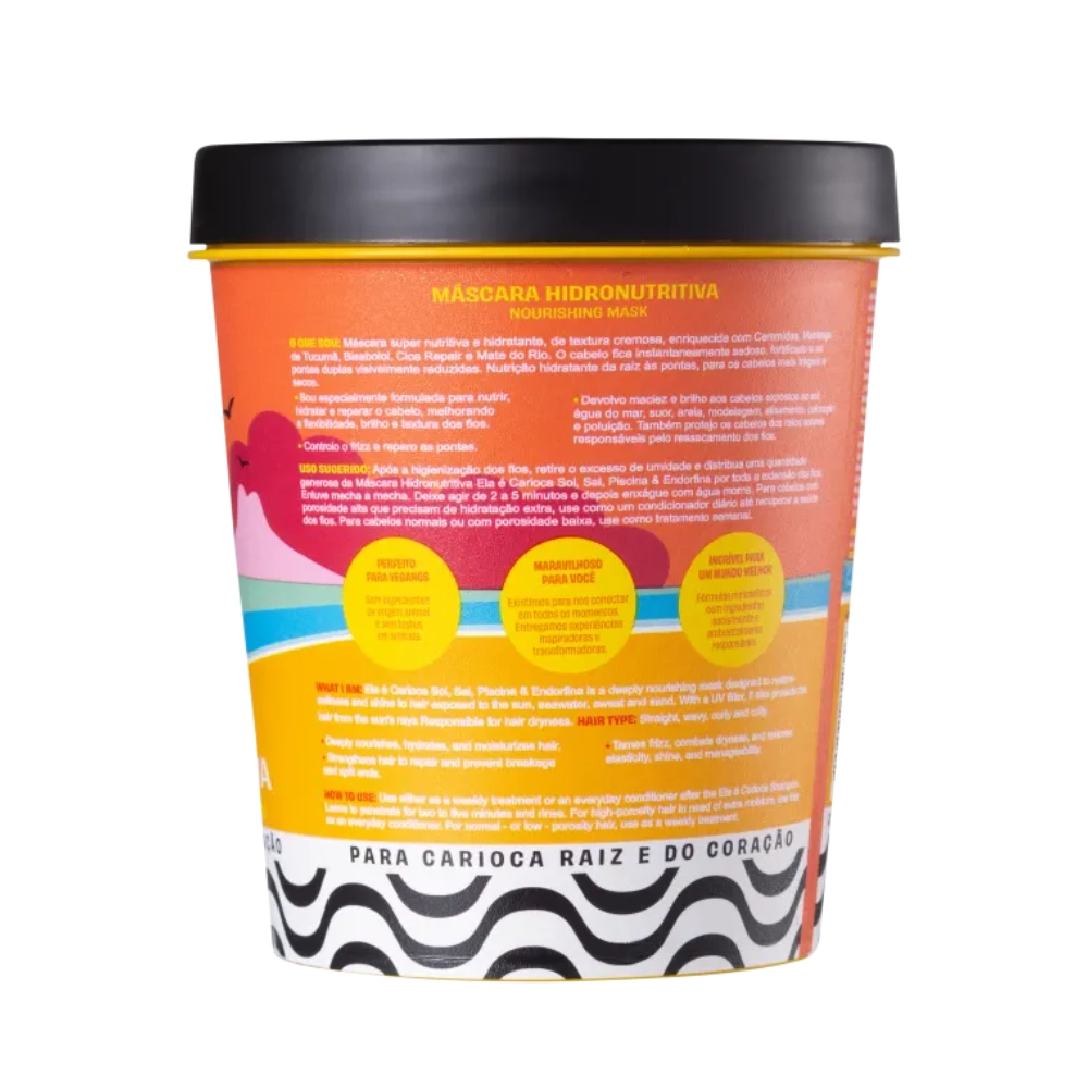 Máscara Hidronutritiva Lola Cosmetics Ela é Carioca Pote 450g