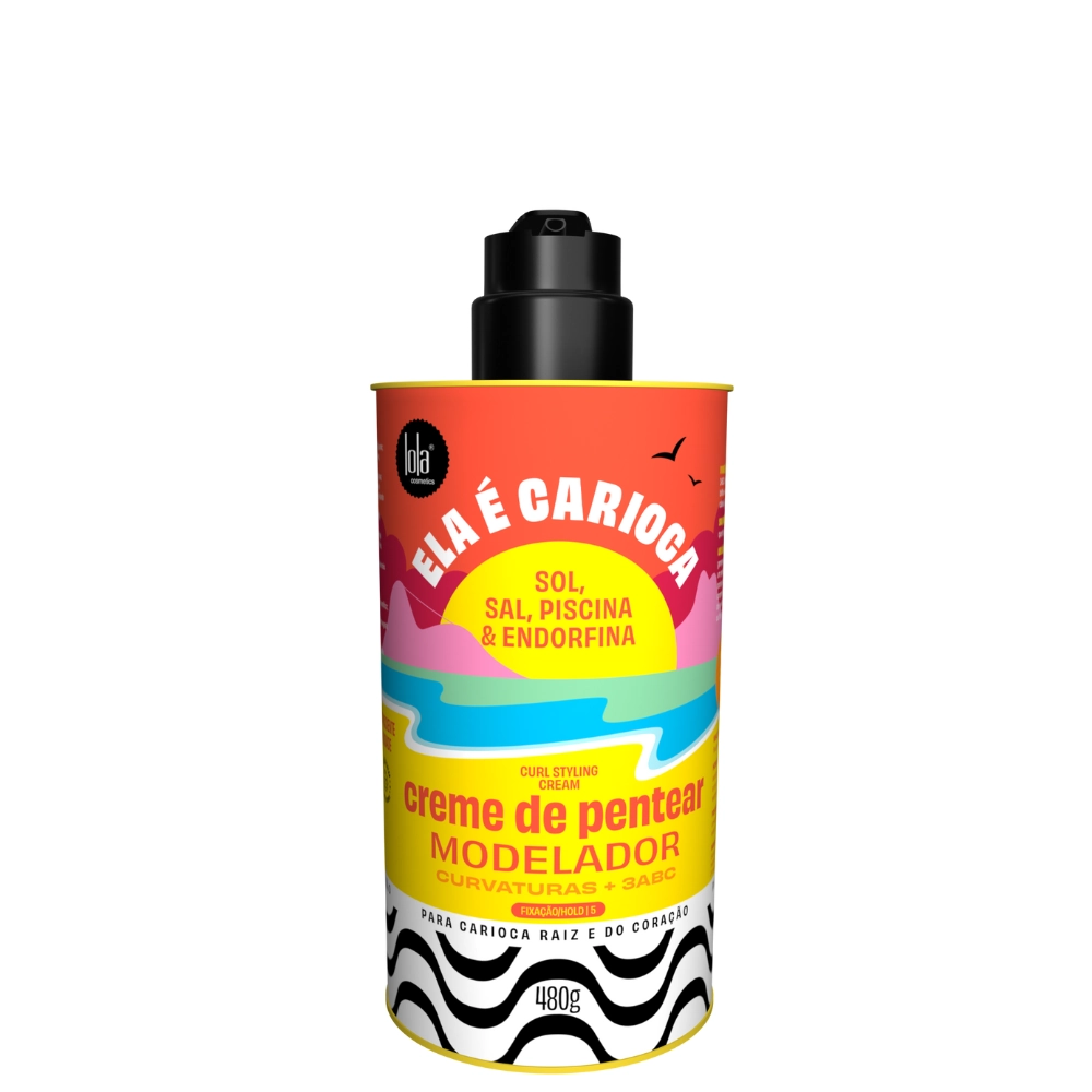Creme Para Pentear Lola Cosmetics Ela é Carioca Curvaturas 3abc Frasco 480g