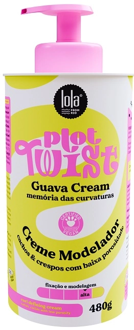 Modelador Creme Lola From Rio Plot Twist Guava Frasco 480g Pump