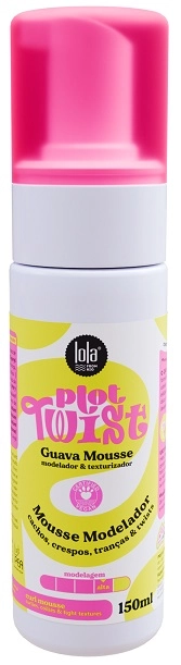Modelador Mousse Lola From Rio Plot Twist Guava Frasco 150ml Pump