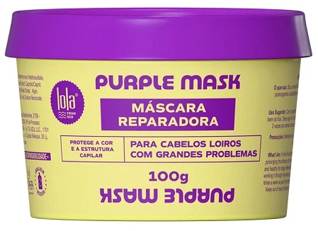 Mascara Reparadora 100g Purple Mask Lola