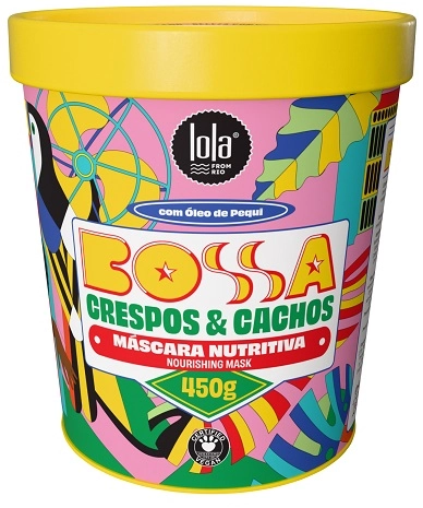 Mascara Nutritiva 450g Bossa Crespos E Cachos Lola