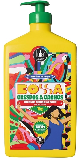 Creme Modelador 1kg Bossa Crespos E Cachos Lola