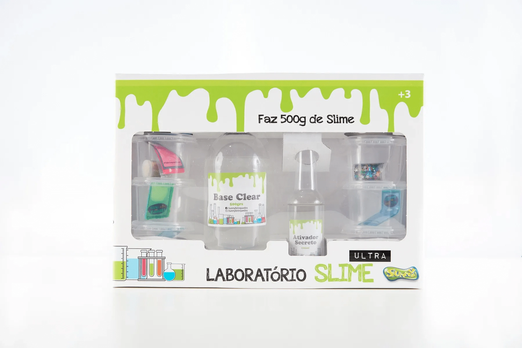 Master Laboratorio Slime Faz 500g Ref 2264 Sunny