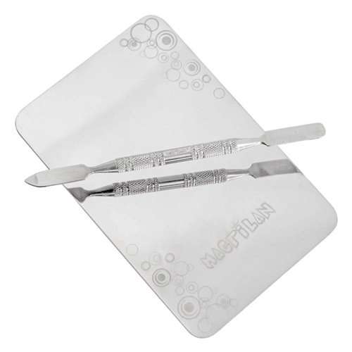 Placa E Espatula Macrilan P/maquiagem Ref Ac 04
