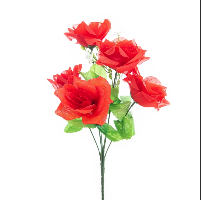 Buque Rosa X6 33cm 342mix Bella Flor