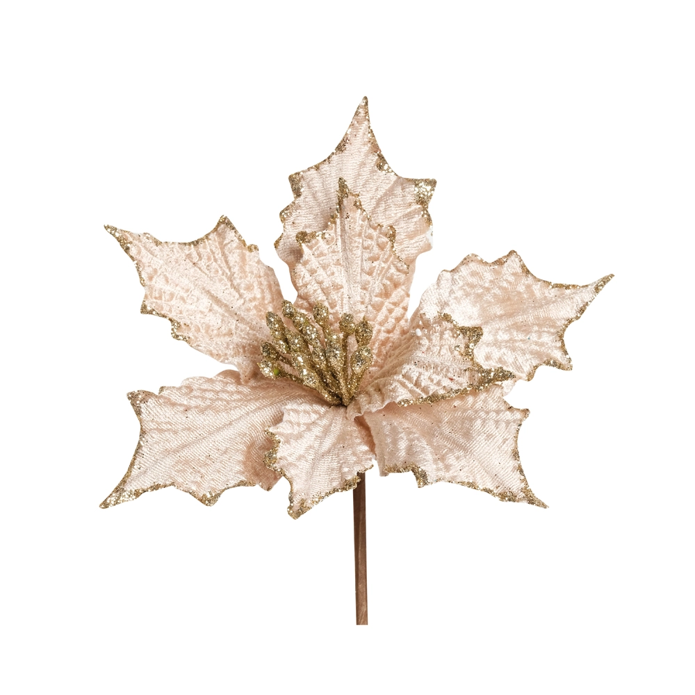 Poinsetia Cromus Nud Flores Cabo Curto C/1 Un