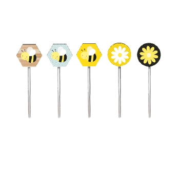Pick Decorativo Abelhinha C/12 Cromus
