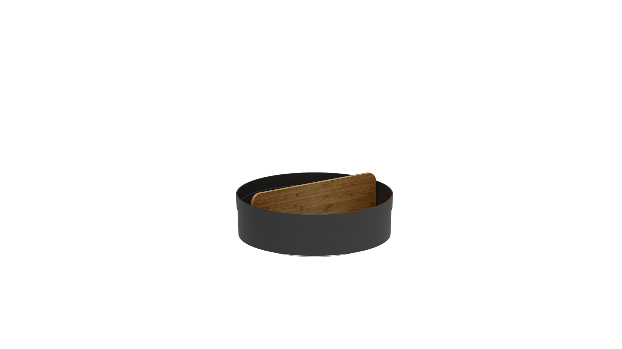 Organizador Giratorio Divisoria Lume Alto Preto Ogb3100ptf Martiplast