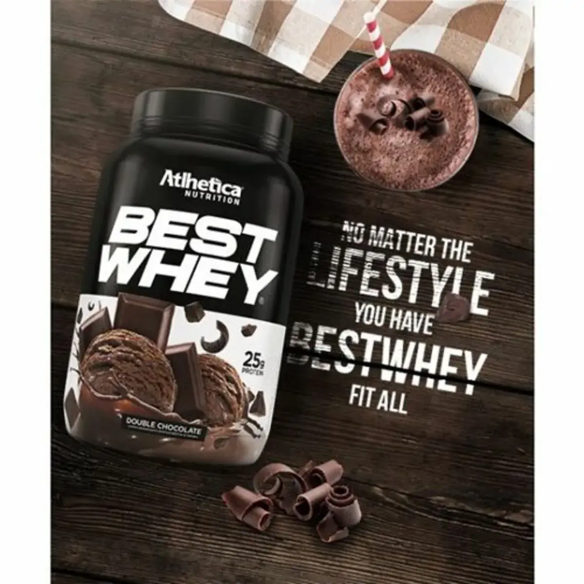 Best Whey 1 Porção Chocolate 40g .