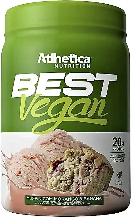 Best Vegan Muffin Morango E Banana 500g Atlhetica