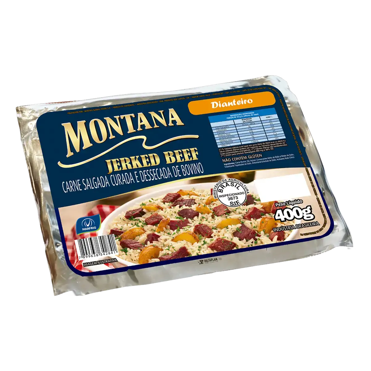 Dianteiro Bovino Jerked Beef Montana 400g