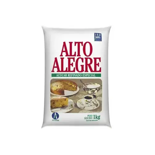 Açúcar Refinado Alto Alegre Pacote 1kg